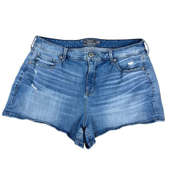 Torrid‎ vintage stretch shorts distressed size 16 - Picture 2 of 8
